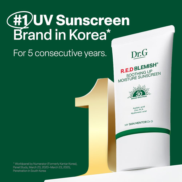 Dr.G - R.E.D Blemish Soothing Up Sun SPF50+ PA++++ 50ml.