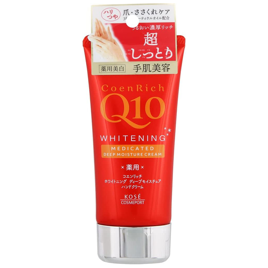 KOSE - CoenRich Q10 - Whitening Medicated Deep Moisture Hand Cream 80g.