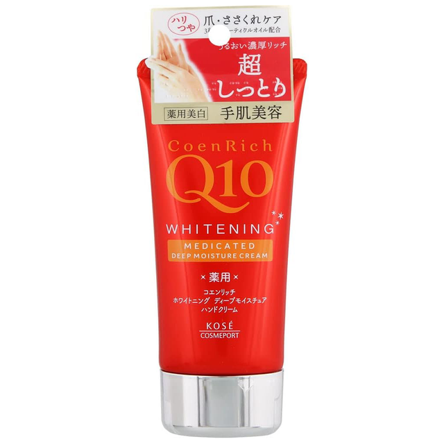 KOSE - CoenRich Q10 - Whitening Medicated Deep Moisture Hand Cream 80g.