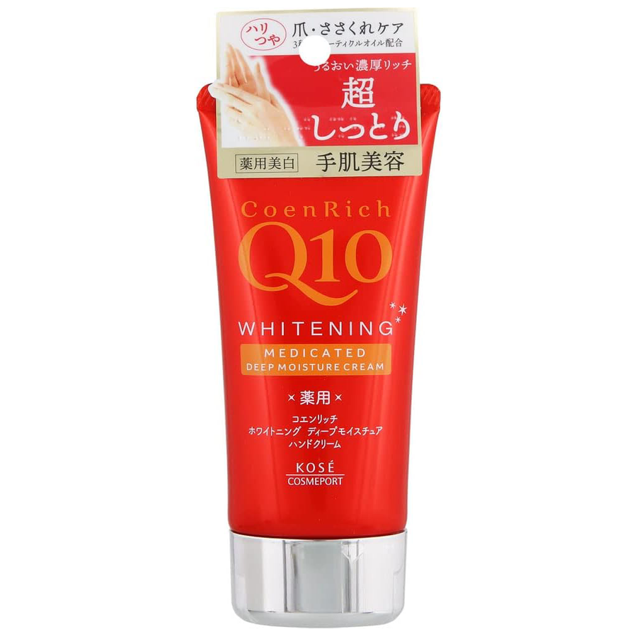 KOSE - CoenRich Q10 - Whitening Medicated Deep Moisture Hand Cream 80g.