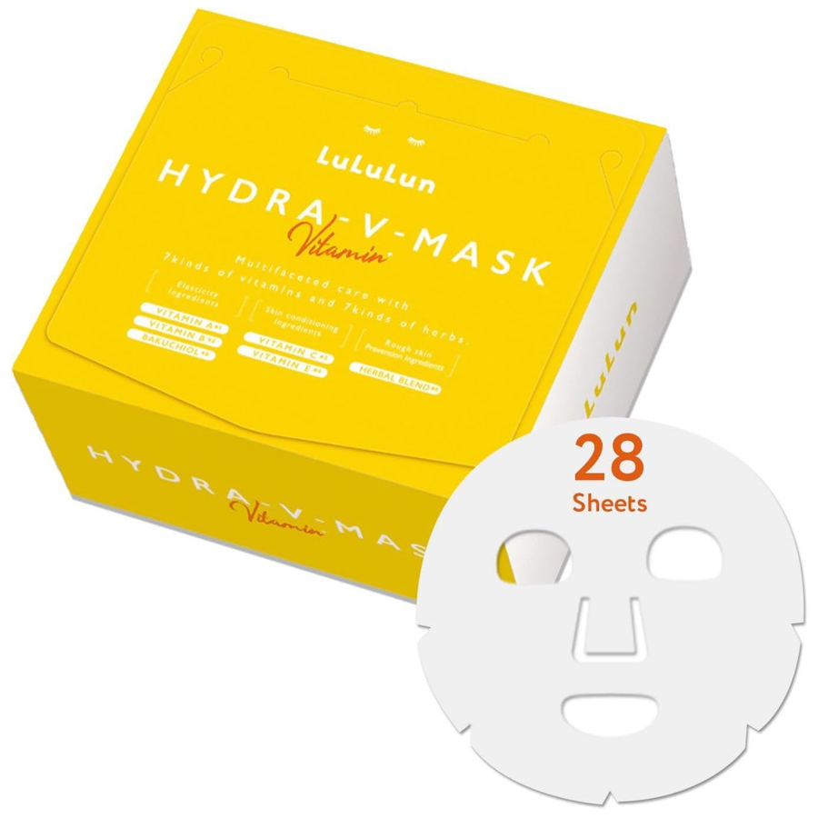 Lululun - Hydra V Mask Vitamin Face Masks 510ml. (28 Sheets)
