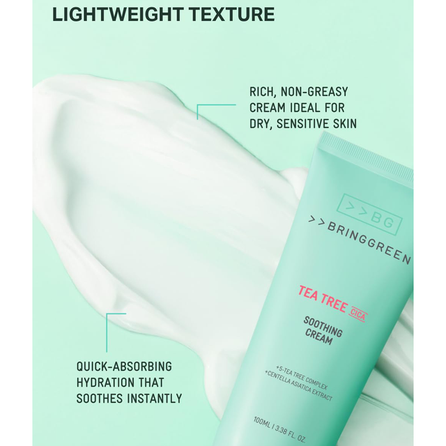 Bringgreen - Tea Tree Cica Soothing Cream 100ml.