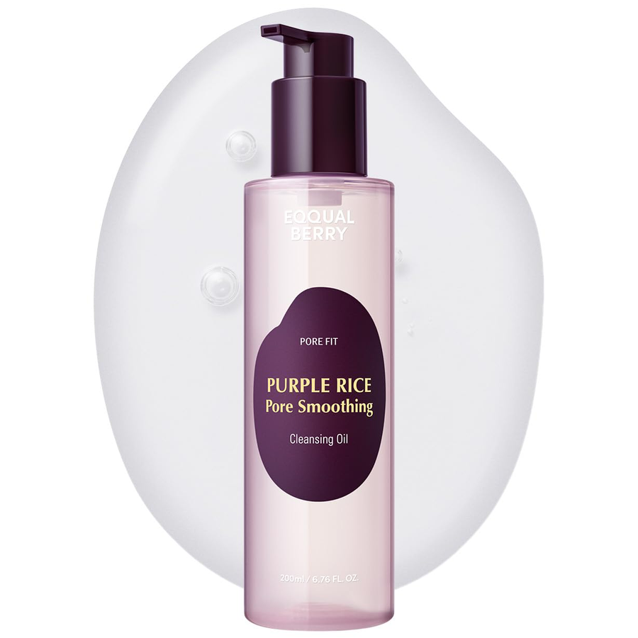 EQQUALBERRY - Purple Rice Pore Smoothing Cleansing Oil 200ml.
