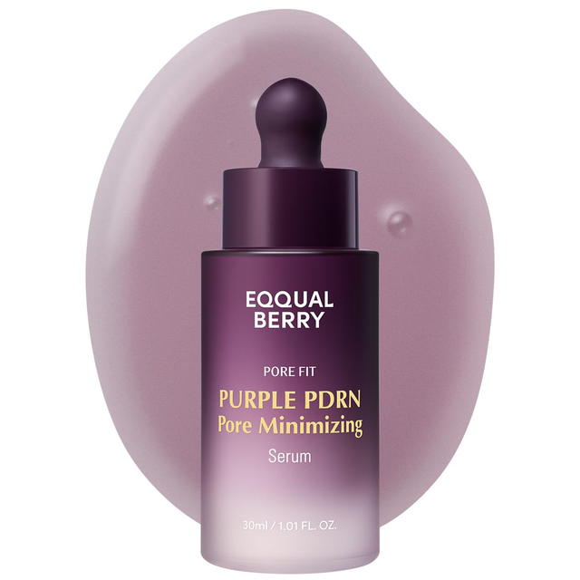 EQQUALBERRY - Bundle of: 1x Purple Rice Pore Purifying Pack Cleanser 130g. + 1x Purple PDRN Pore Minimizing Serum 30ml.