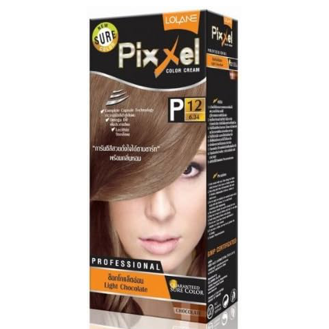 Lolane - Pixxel Color Cream P12 - Light Chocolate 50g.