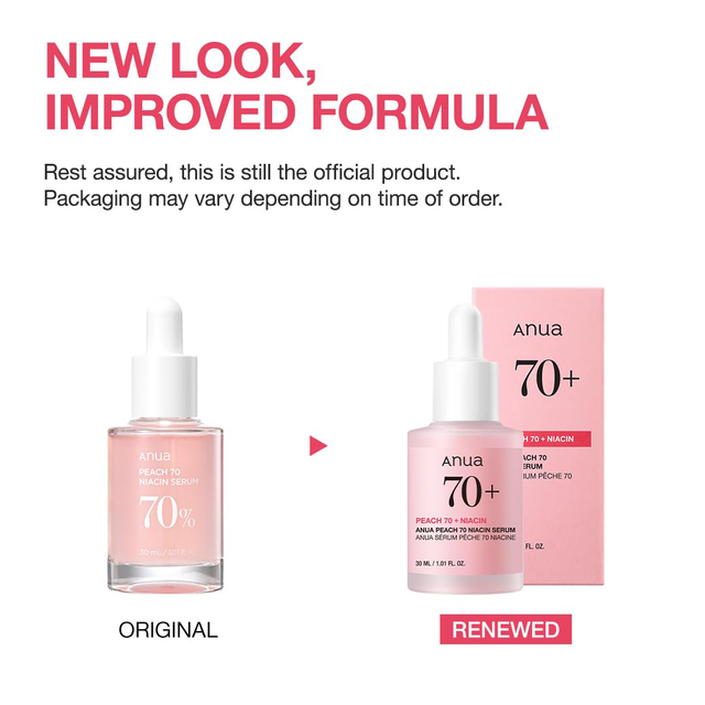 Anua - Peach 70 Niacin Serum 30ml.