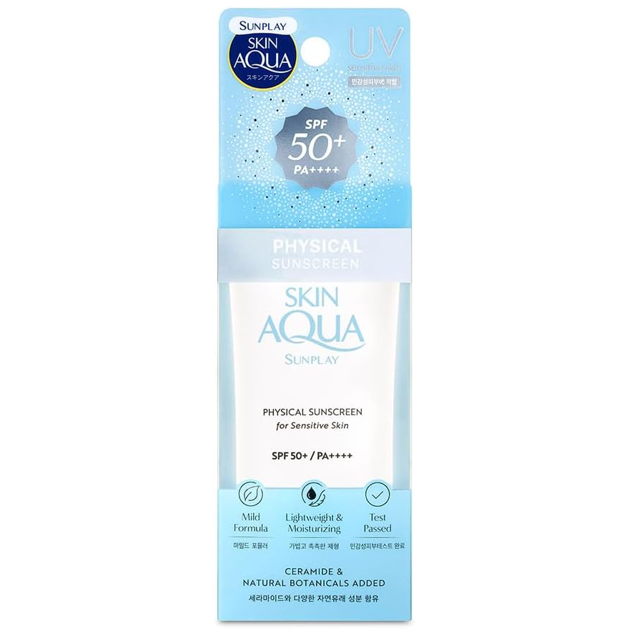 Sunplay - Skin Aqua Physical Sunscreen For Sensitive Skin SPF 50+ PA++++ 50ml.