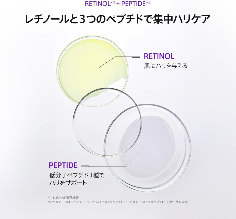 Anua - Retinol 3 Peptide Night Repair Cream 50g.