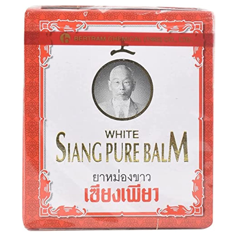 Siang Pure - Wite Balm for Massage 12 g. (Pack of 3) - Made in Thailand