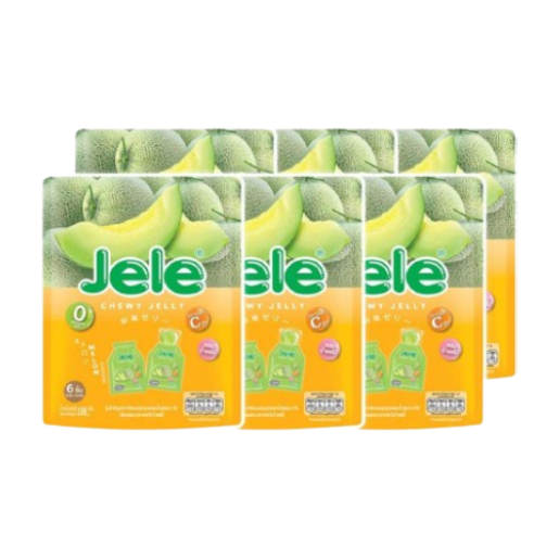 Jele Chewy - Melon 108g. (Pack of 6)