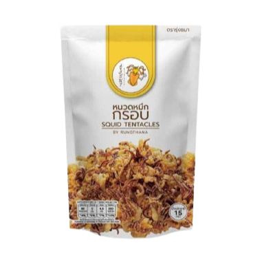 Rungthana Crispy Squid Tentacles 15g. (Pack of 6)