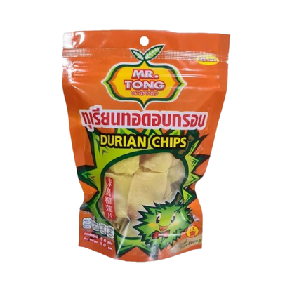 Mr. Tong - Crispy Fried Durian 60g. (Pack of 6)