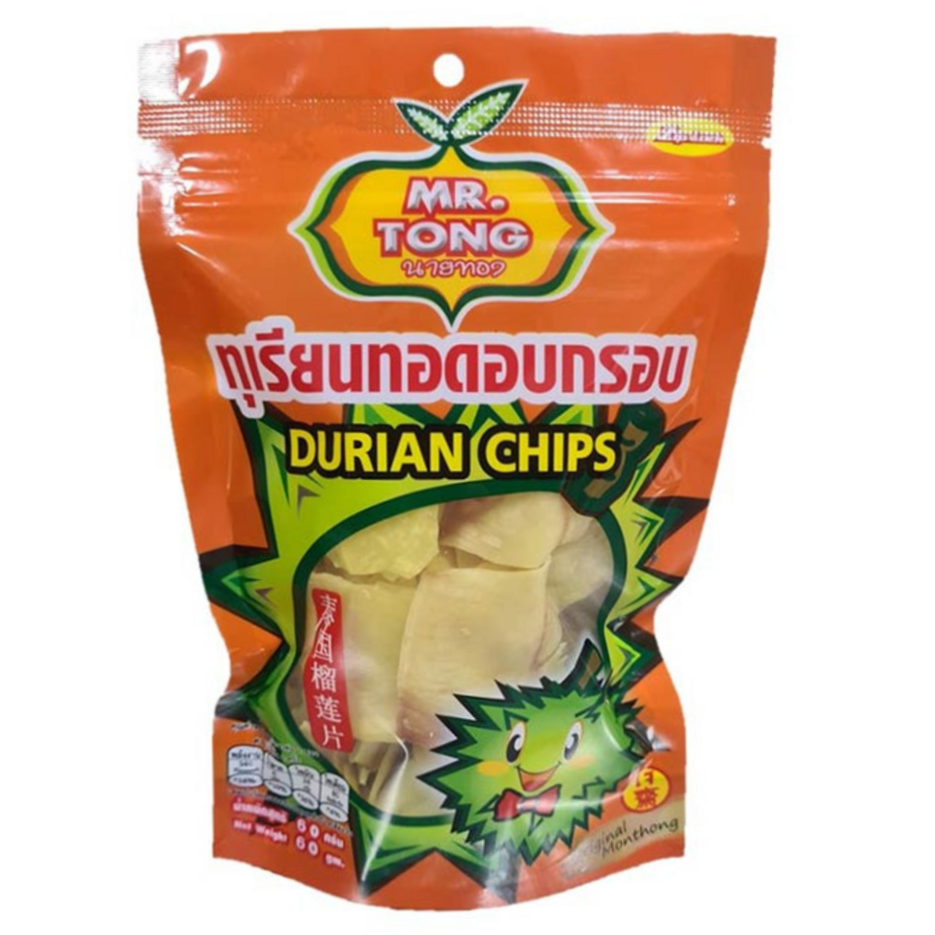 Mr. Tong - Crispy Fried Durian 60g. (Pack of 6)