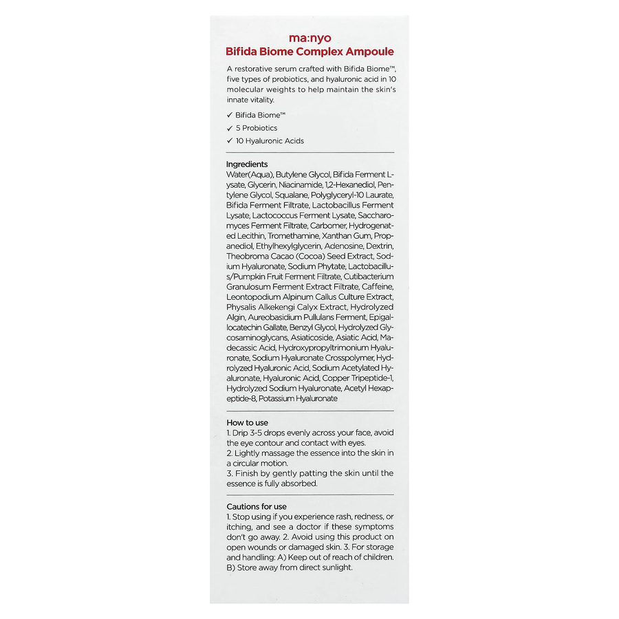 Manyo - Bifida Biome Complex Ampoule 30ml.