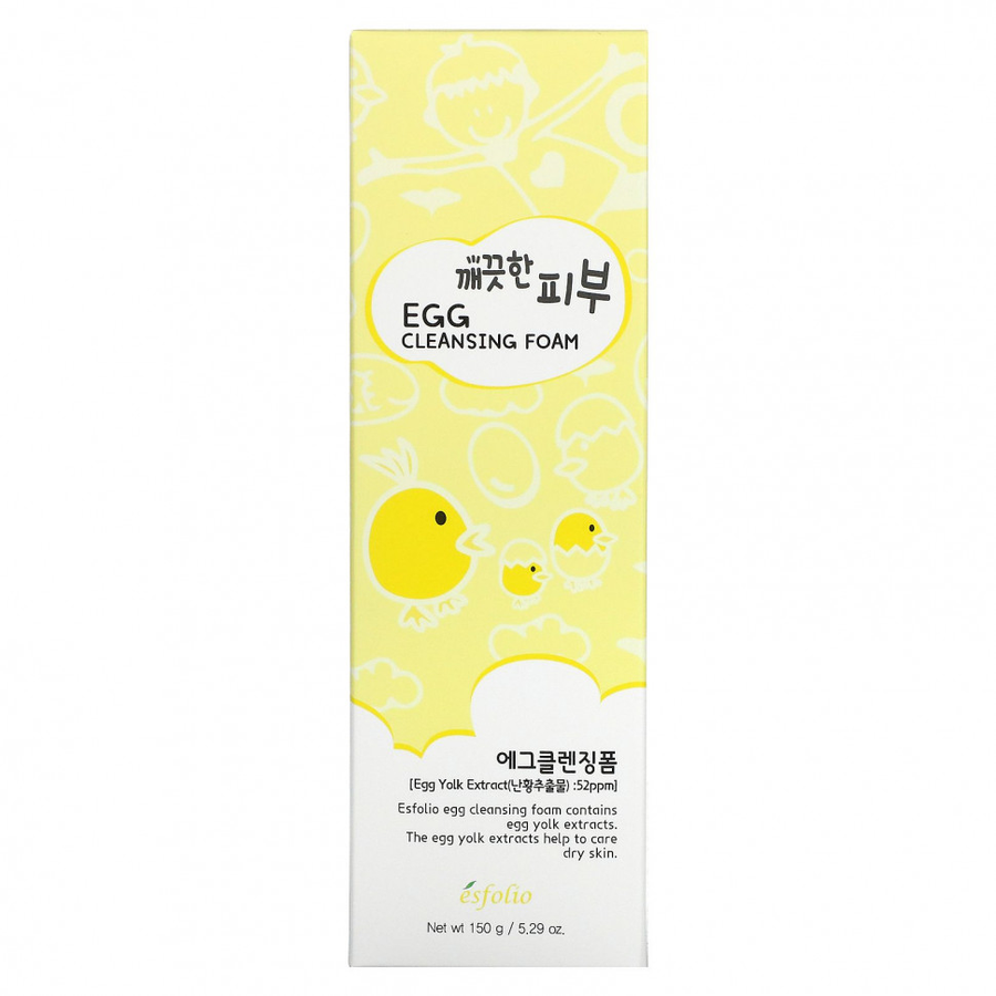 Esfolio - Pure Skin Egg Cleansing Foam 150g.