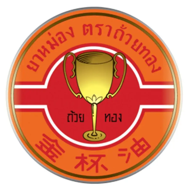Golden Cup - Balm Herbal Thai Ointment 8g. (Pack of 6)