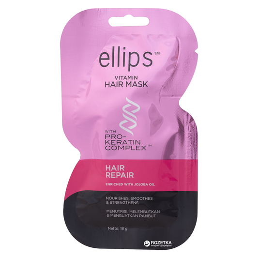 Ellips - Vitamin Hair Mask with Pro-Keratin Complex Hair Repair 18g.
