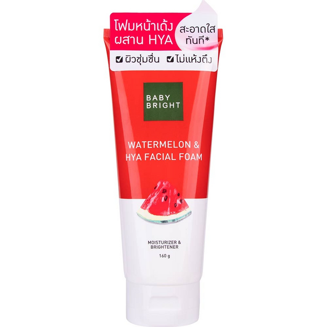 Baby Bright - Watermelon & Hya Facial Foam 160g.