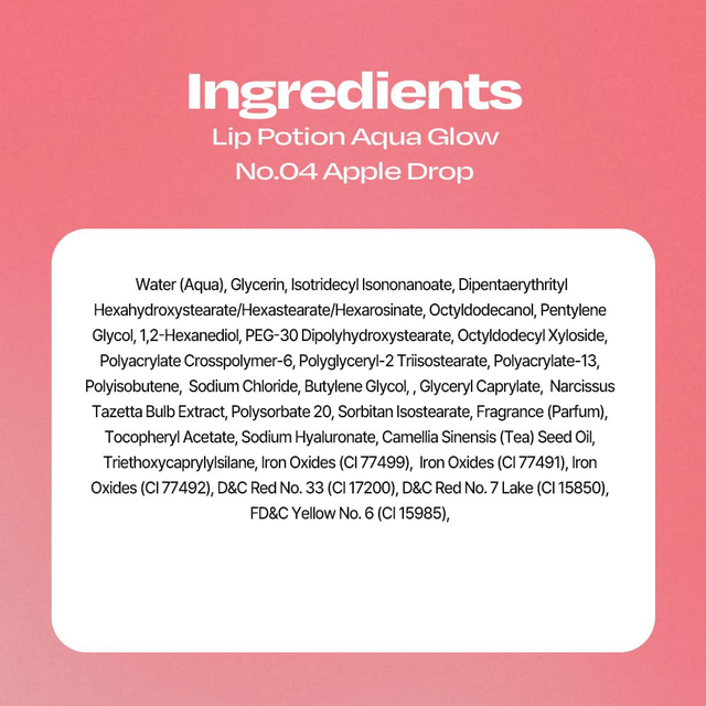Alternative Stereo - Lip Potion Aqua Glow #04 Apple Drop 9ml.