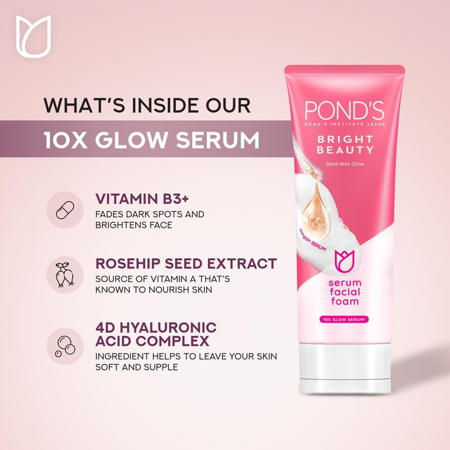 Pond's - Bright Beauty Serum Facial Foam 100g.