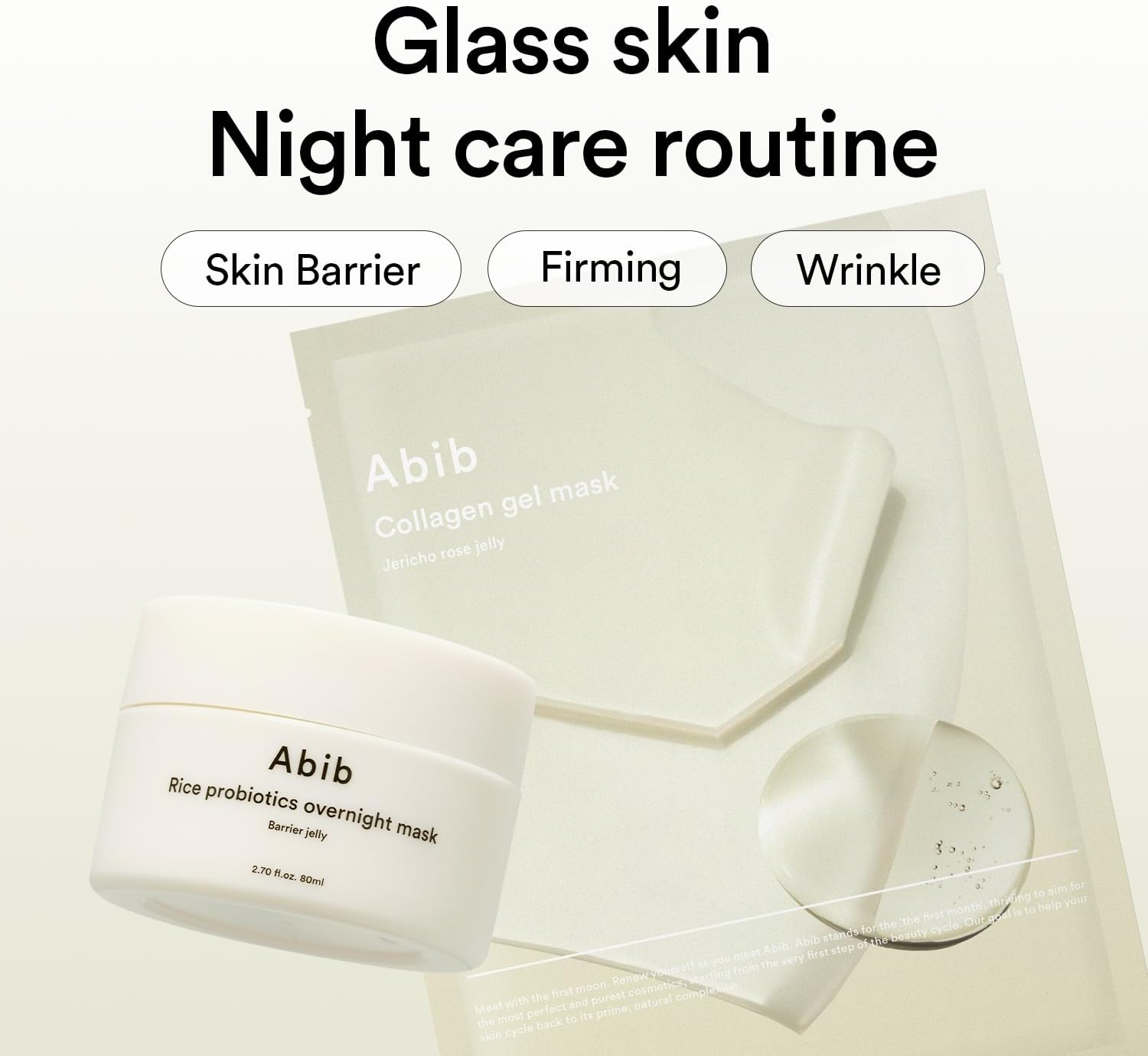 Abib - Collagen Gel Mask Jericho Rose Jelly 27ml. (Pack of 3)