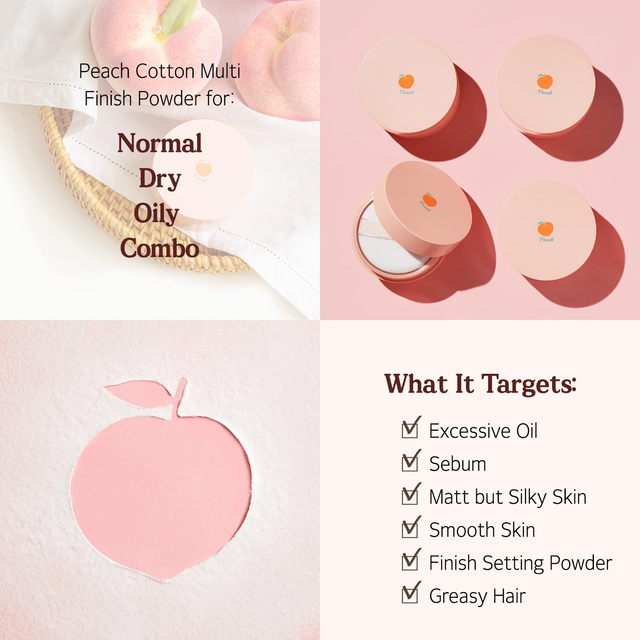 Skinfood - Peach Cotton Multi Finish Powder 5g.