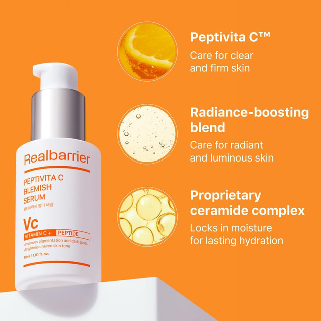 Real Barrier - Realbarrier Peptivita C Blemish Serum 30ml.