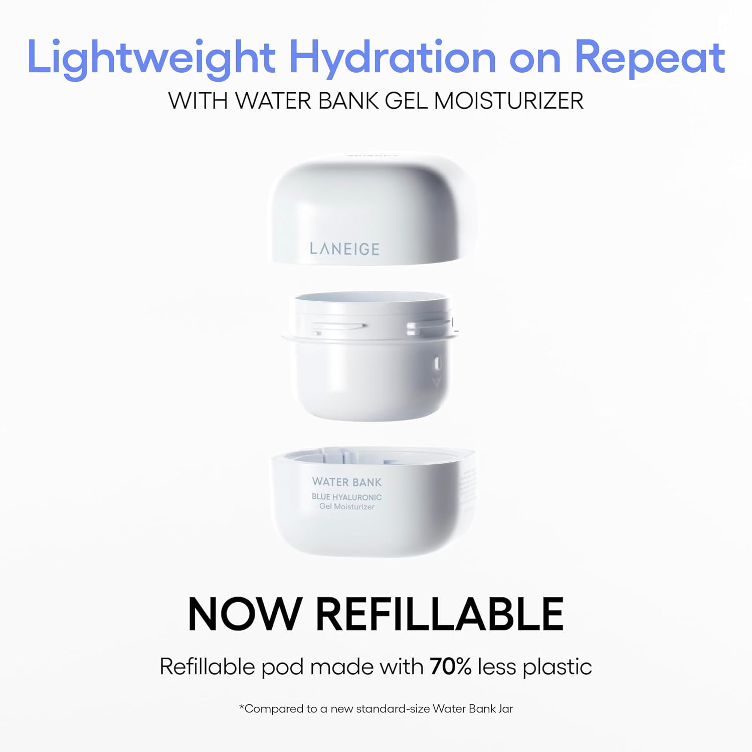Laneige - Water Bank Blue Hyaluronic Gel Cream Refill 50ml.
