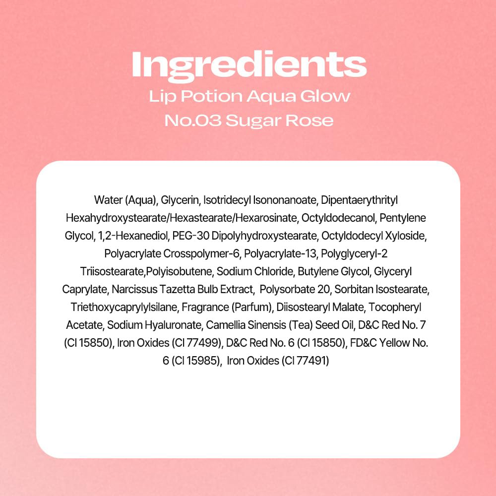 Alternative Stereo - Lip Potion Aqua Glow #03 Sugar Rose 9ml.