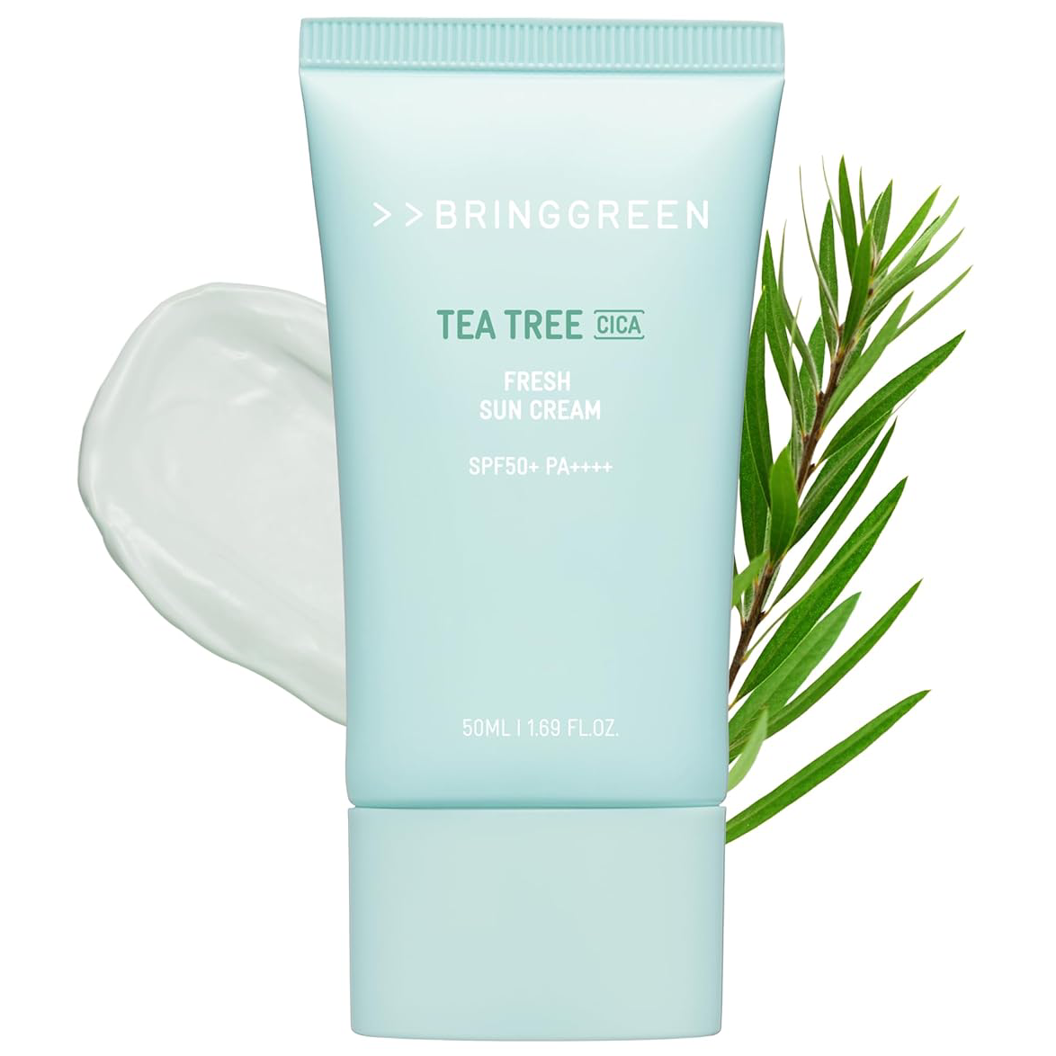 Bringgreen - Tea Tree Cica Fresh Sun Cream SPF+ PA++++ 50ml.