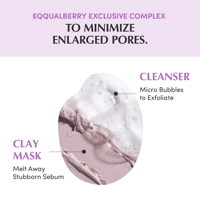 EQQUALBERRY - Purple Rice Pore Purifying Pack Cleanser 130g.