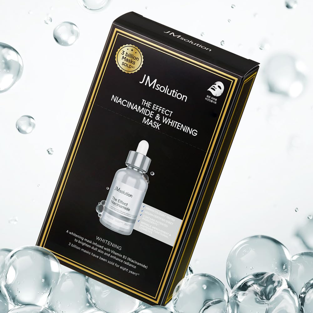 JM Solution - The Effect Niacinamide & Whitening Mask 24ml. (Pack of 3)