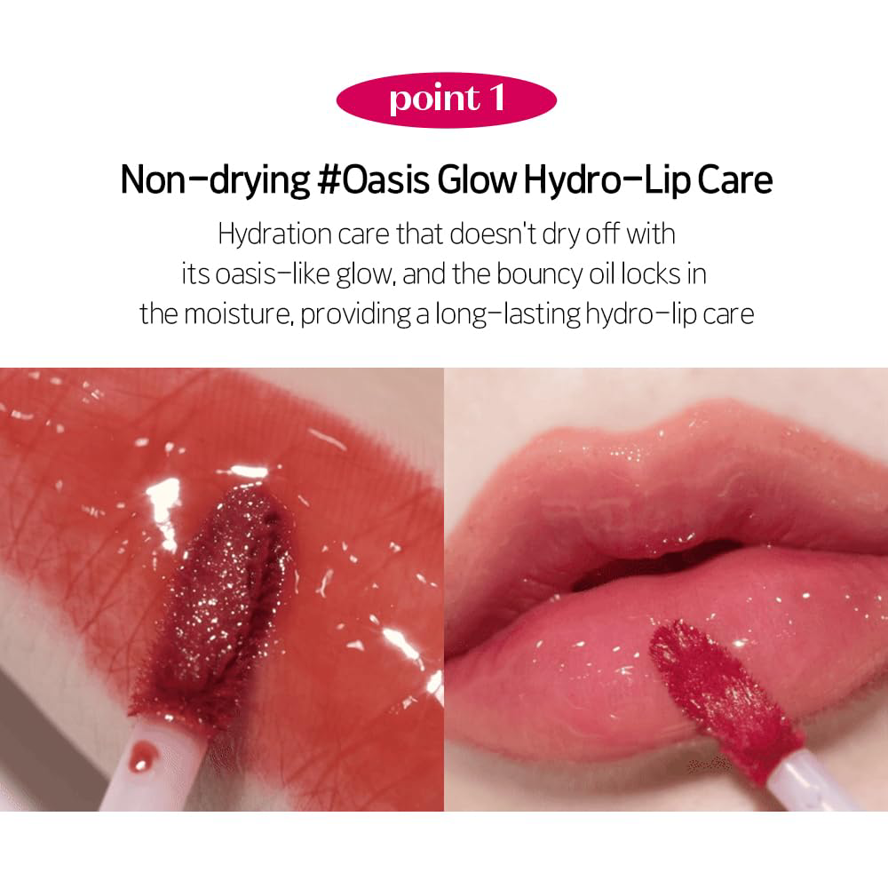 Etude - Over Glowy Tint #01 Black Cat Rose Jelly 3g.