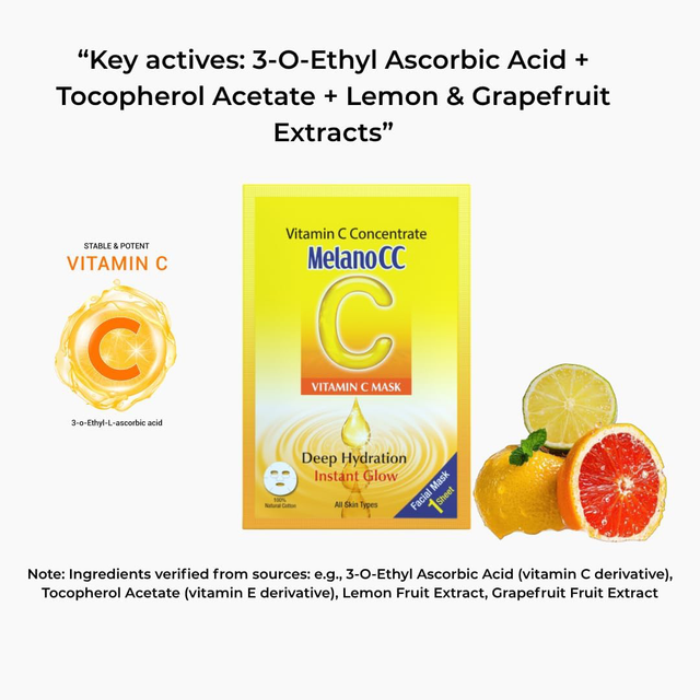 Melano CC - Concentrated Vitamin C Large Mask (28 Pieces)