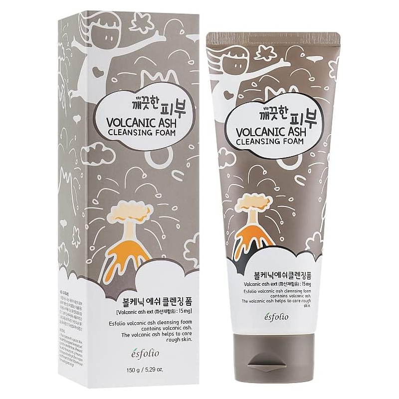 Esfolio - Pure Skin Volcanic Ash Cleansing Foam 150g.
