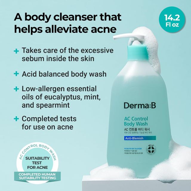 DERMA B - AC Control Body Wash 420ml.
