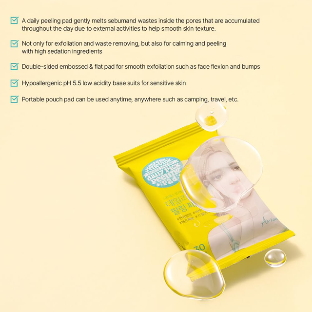 ARIUL - Stress Relieving Daily Pick Peeling Pad (30 Pads)