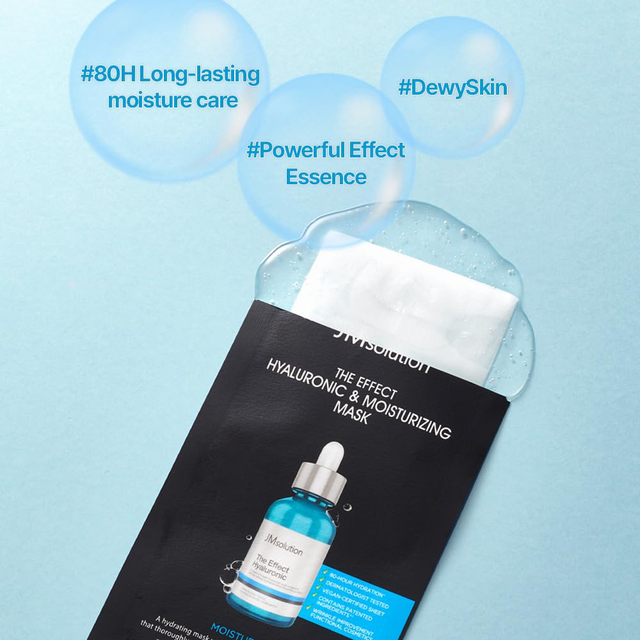 JM Solution - The Effect Hyaluronic & Moisturizing Mask 24ml. (Pack of 3)