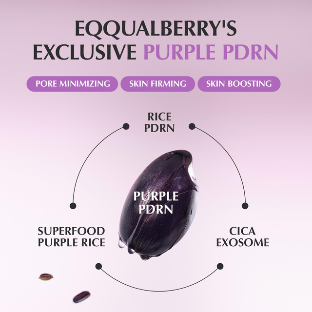 EQQUALBERRY - Purple PDRN Pore Minimizing Serum 30ml.