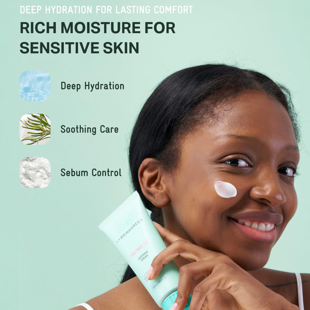 Bringgreen - Tea Tree Cica Soothing Cream 100ml.
