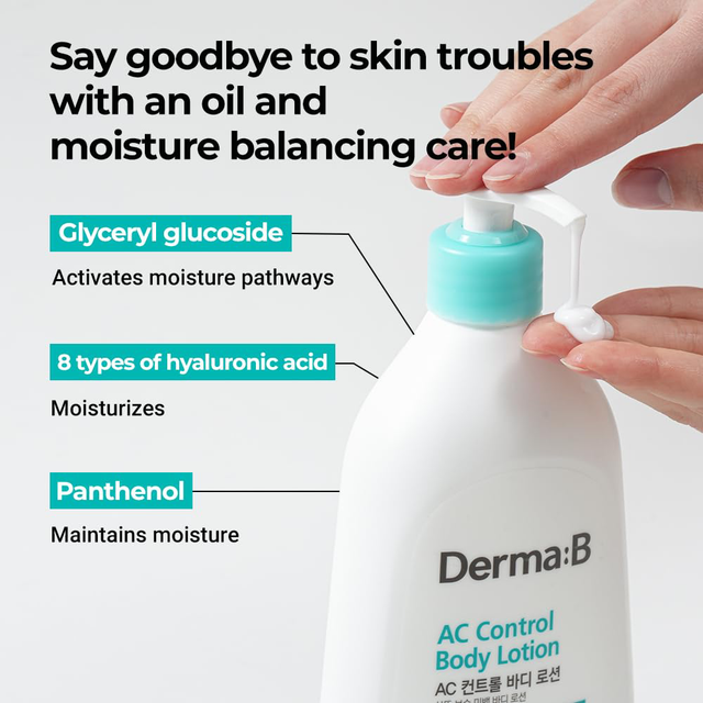 DERMA B - AC Control Body Lotion 400ml.