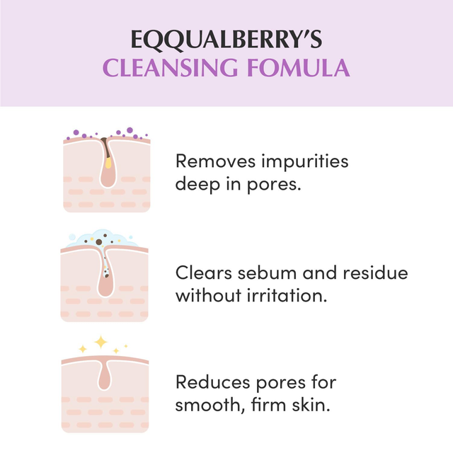 EQQUALBERRY - Purple Rice Pore Purifying Pack Cleanser 130g.