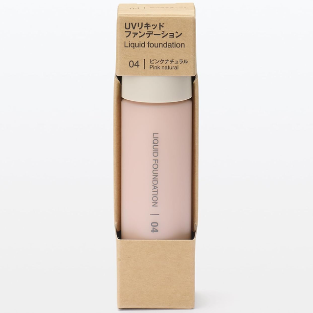 MUJI - MUJI - UV Liquid Foundation SPF40 PA++++ #04 Pink Natural 30ml.