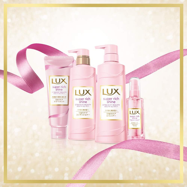 Lux - Super Rich Shine Straight Beauty Shampoo 400ml.