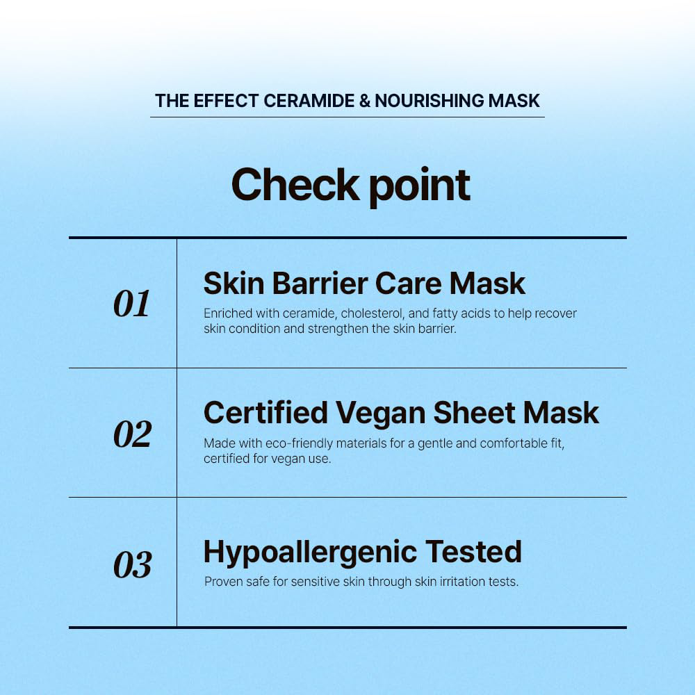 JM Solution - The Effect Ceramide Nourishing Mask 24ml. (Pack of 3)