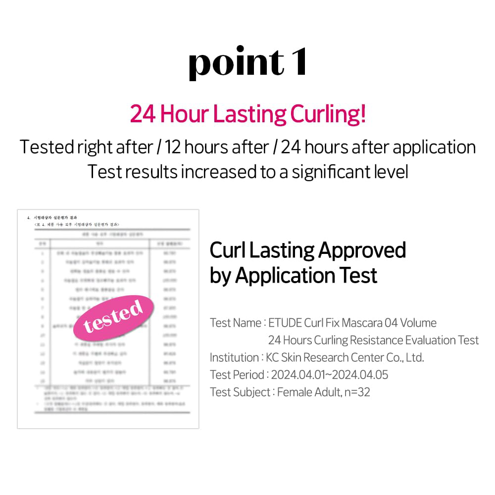 Etude - Curl Fix Mascara #04 Volume 8g.