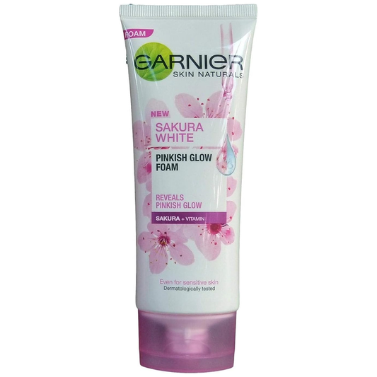 Garnier - Sakura White + Vitamin - Pinkish Glow Foam 100ml.