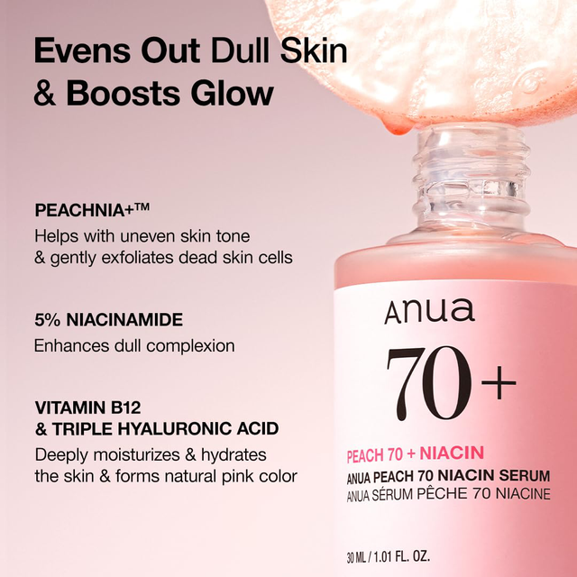 Anua - Peach 70 Niacin Serum 30ml.