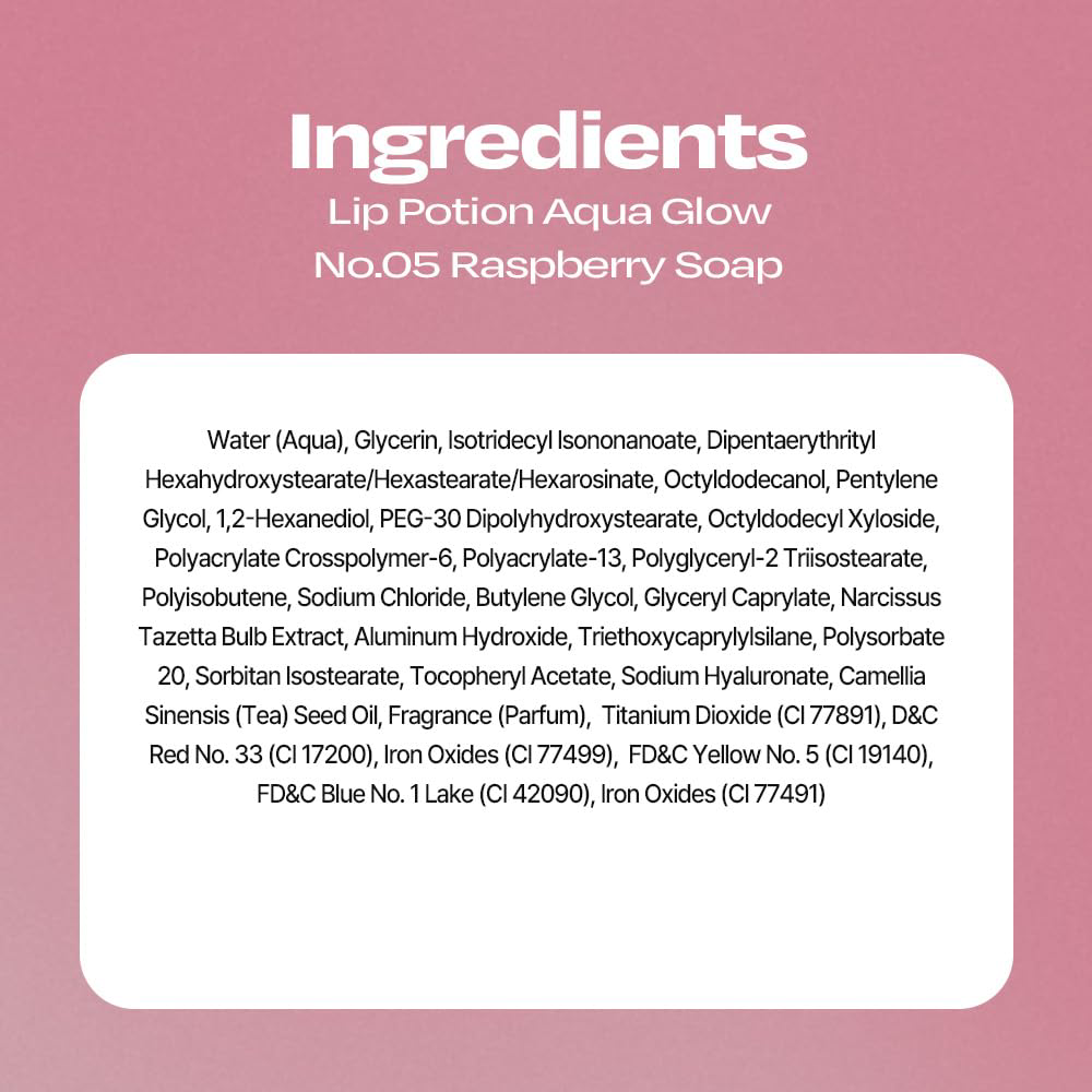 Alternative Stereo - Lip Potion Aqua Glow #05 Raspberry Soap 9ml.
