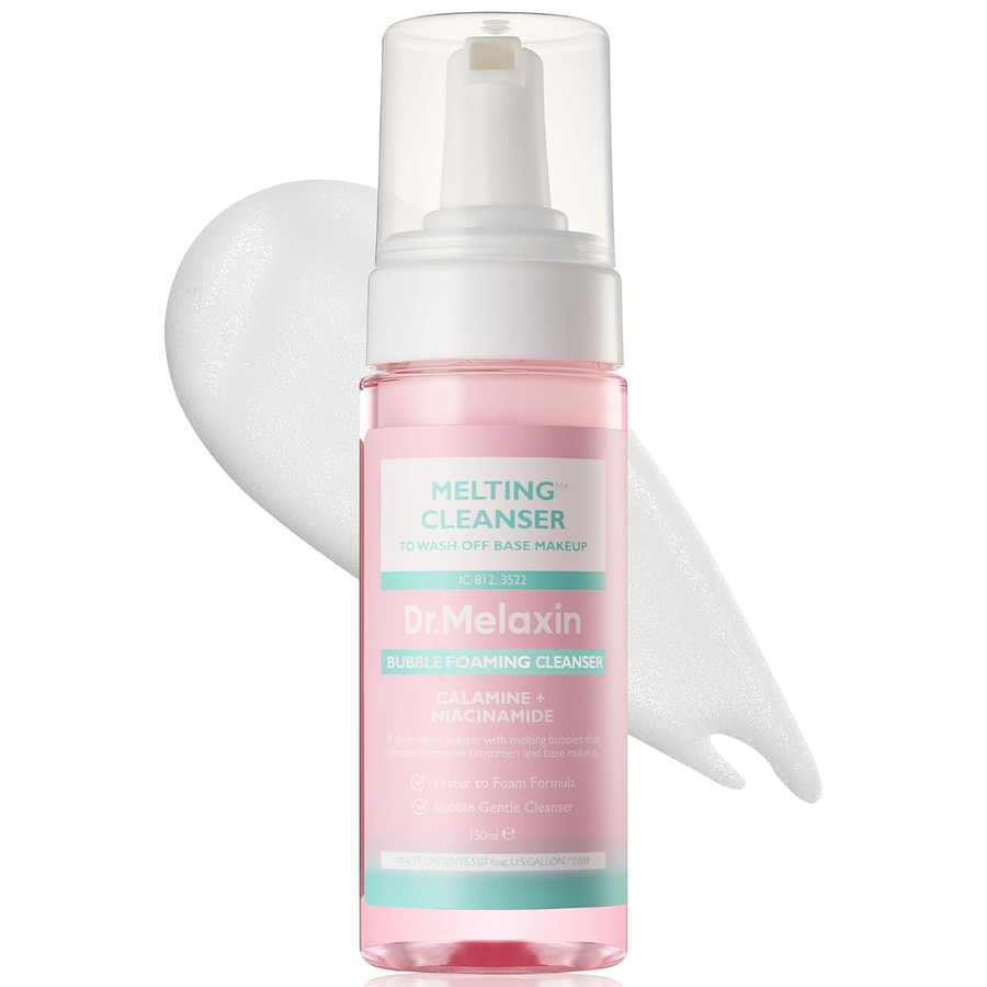 Dr.Melaxin - Melting Bubble Foaming Cleanser with Calamine + Niacinamide 150ml.